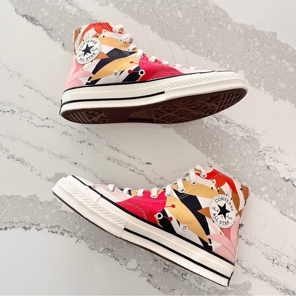 Converse Chuck 70 High Vintage Floral Sneakers - Picture 15 of 16